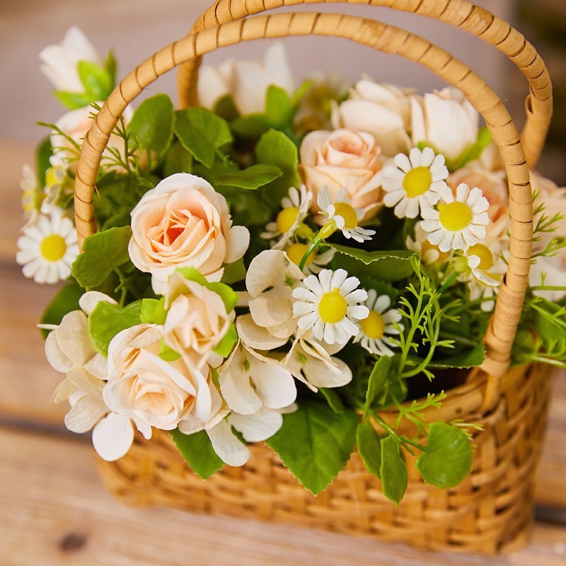 Rose Chamomile Combination Flower Soft Rose Artificial Flower