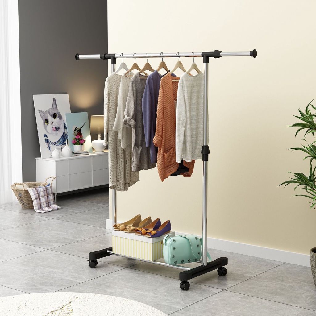 🇸🇬11.25🔥Koala Home Coat Rack Adjustable Pole Clothes Rack Stand Coat