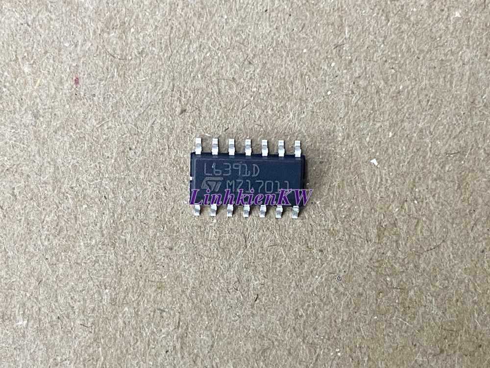 Ic driver l6391dtr l6391d l6391 sop-14 mới, chính hãng st 100%.