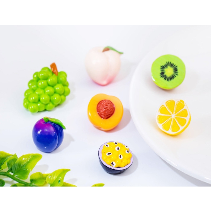 Mô hình trái cây mini trang trí terrarium, tiểu cảnh