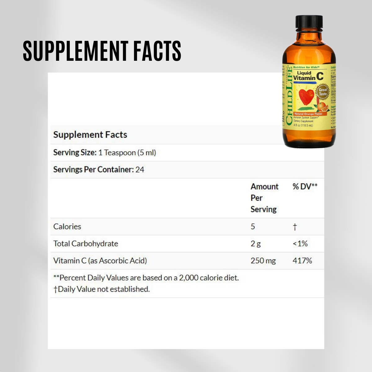 ChildLife, Essentials, Liquid Vitamin C Nutrition for Kids