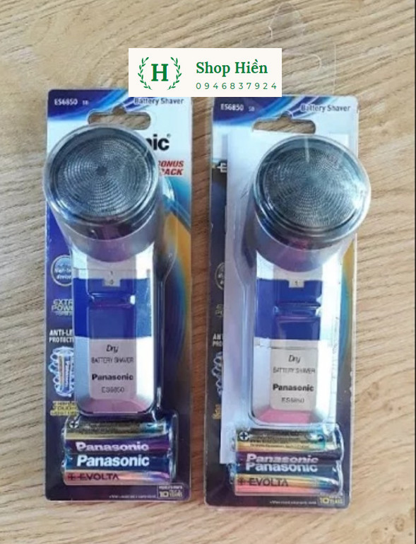 Máy cạo râu panasonic ES6850 (kèm 2 viên pin)