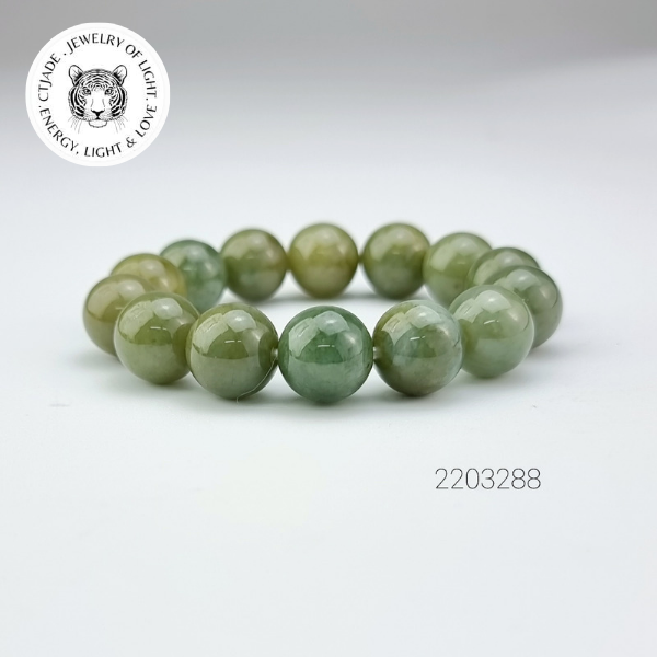 [HCM] 2203288 Trang Sức Phong Thủy Hộ Mệnh Bình An | Vòng Tay  Đá Cẩm Thạch Miến Điện CTjade
