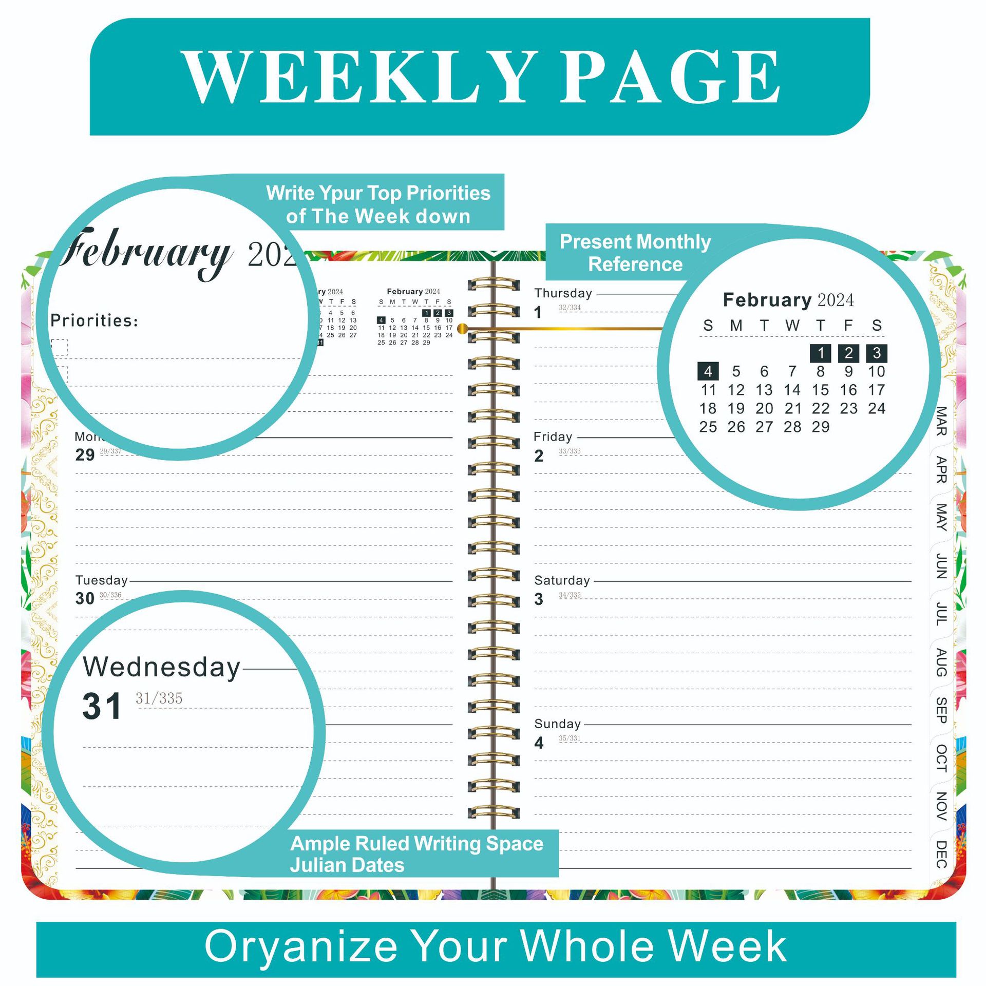 2024%20A5%20Planner%20Notebook%20Diary%20Weekly%20Planner%20Agenda%20Goal%20Habit%20Schedules%20Journal%20Notebooks%20Stationery%20Office%20School%20Supplies%20-%20Image%207