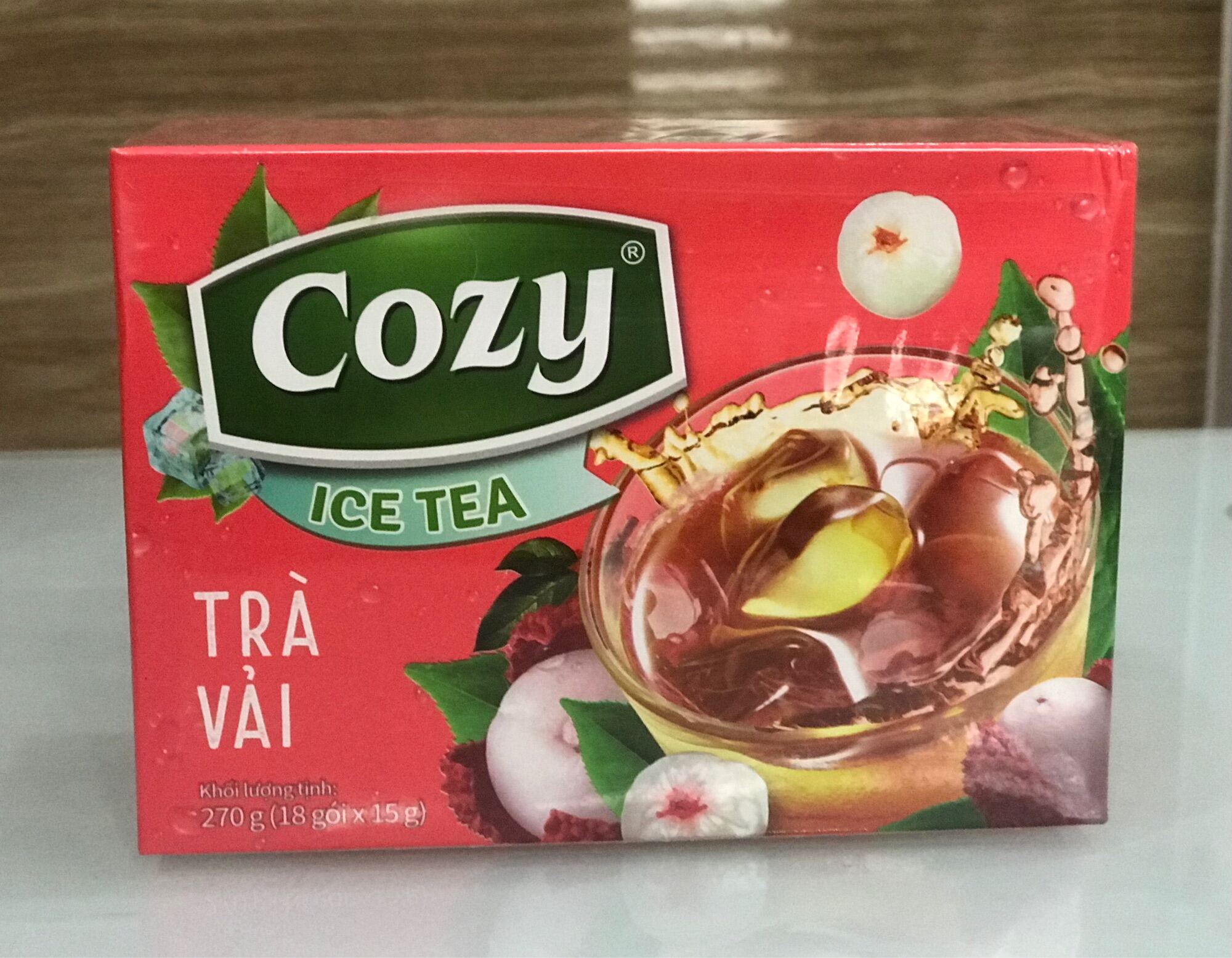 Trà vải Hòa Tan Cozy hộp 240g (16 gói x 15g)