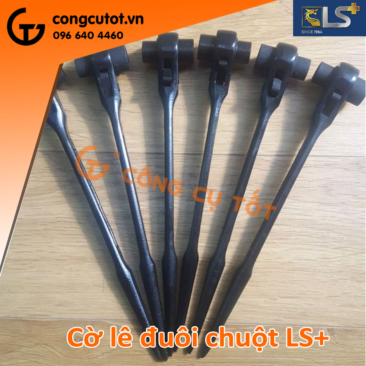 Cờ lê đuôi chuột hiệu LS+ size tùy chọn