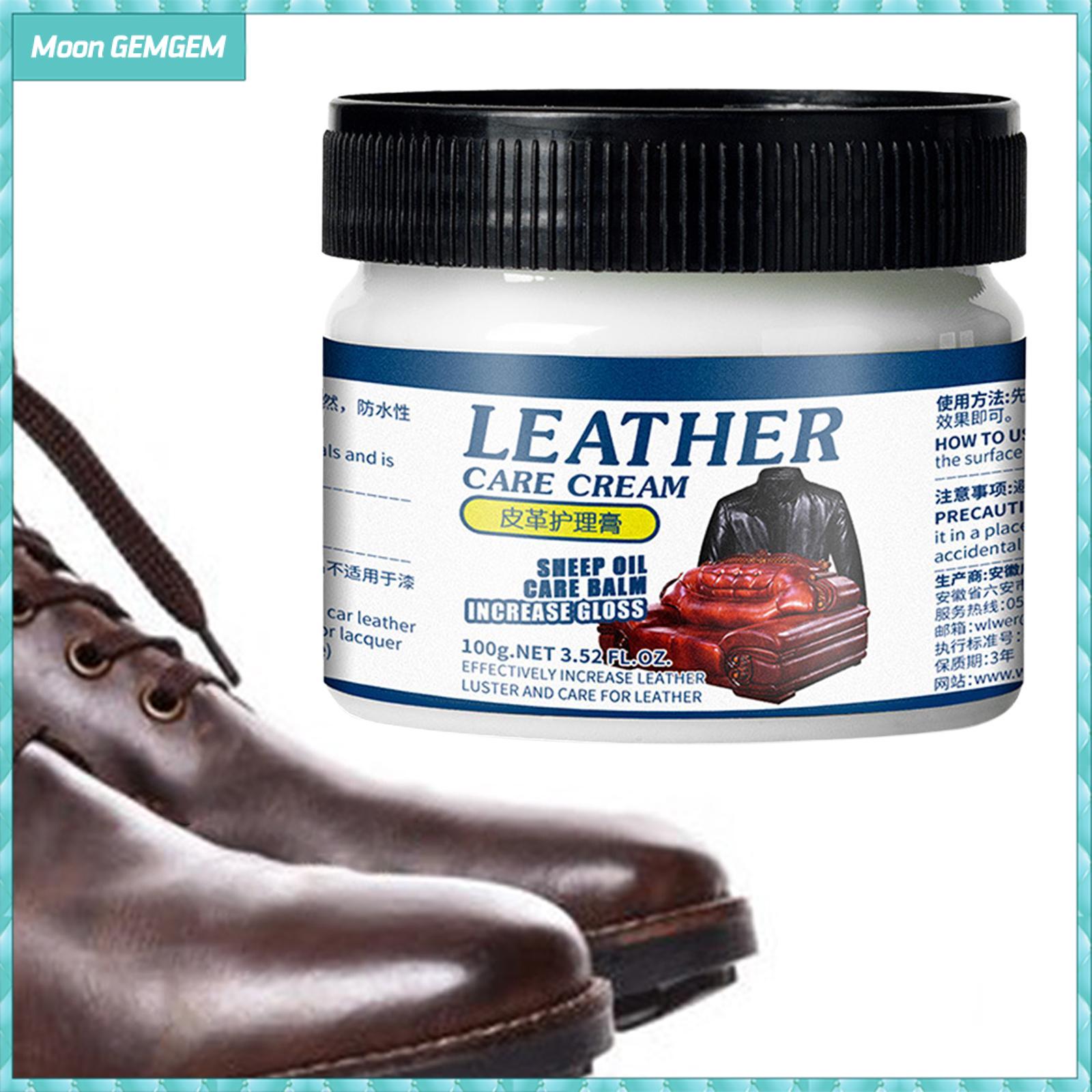 Moon GEMGEM Leather Care Balm, Leather Polish Care, 100G Rips