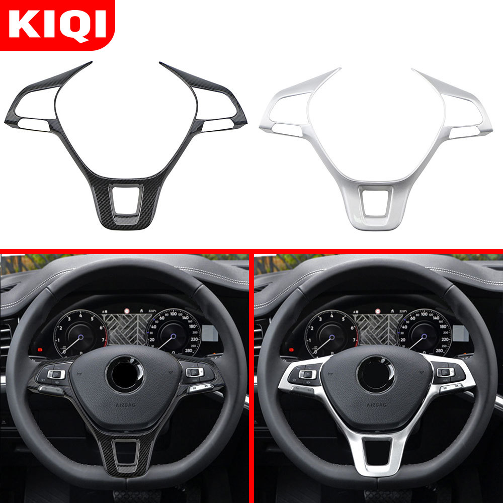 【Top-rated】 Car Steering Wheel Buttons Panel Cover Trim For Volkswagen Vw Tiguan Mk2 Golf 7 7.5 T- T-Roc Touran Jetta 2017-2021