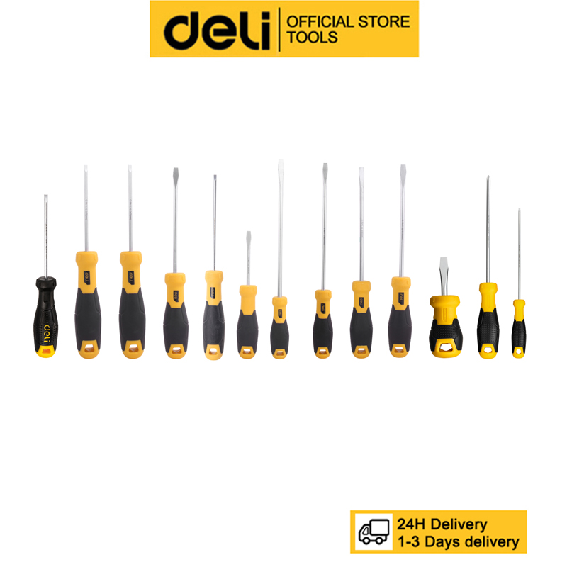 Felo Ergonic Piece Slotted Phillips Screwdriver Set