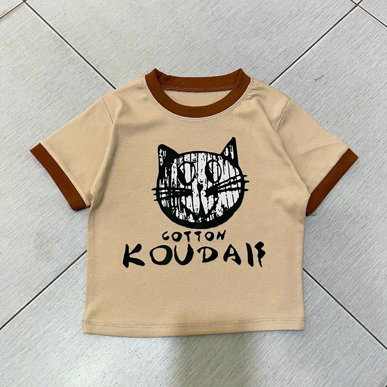 Áo thun nữ croptop form ôm in hình siêu xinh