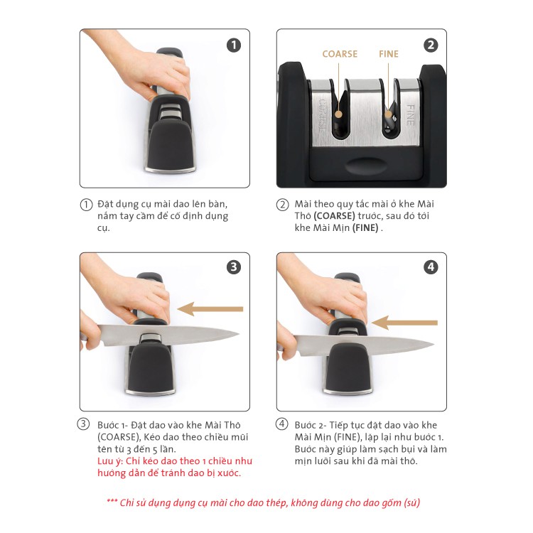 [HCM]DỤNG CỤ MÀI DAO 2 KHE BENCHUSCH