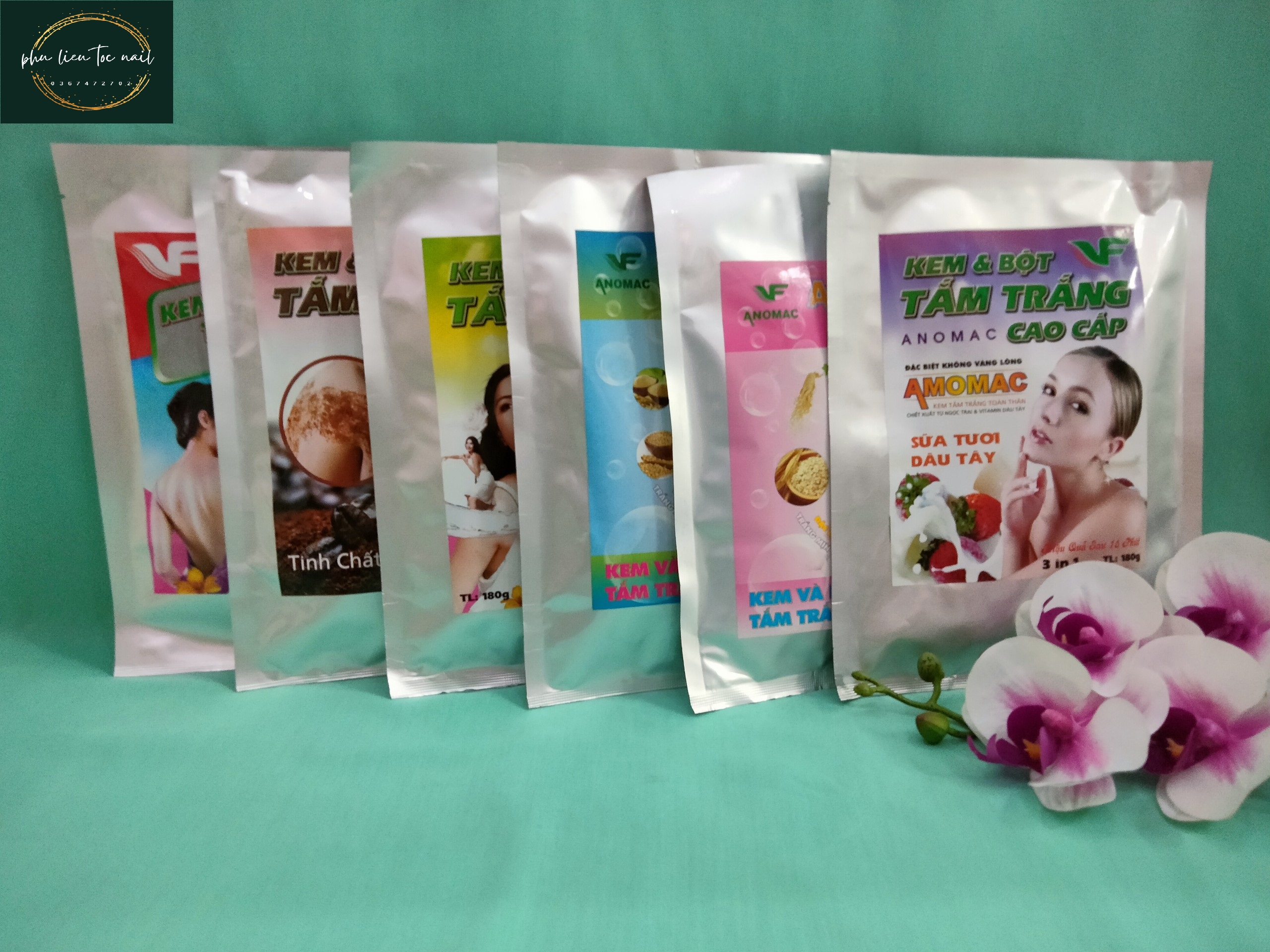 Kem và bột Tắm trắng cao cấp Anomac- Trường Thọ, TĐ