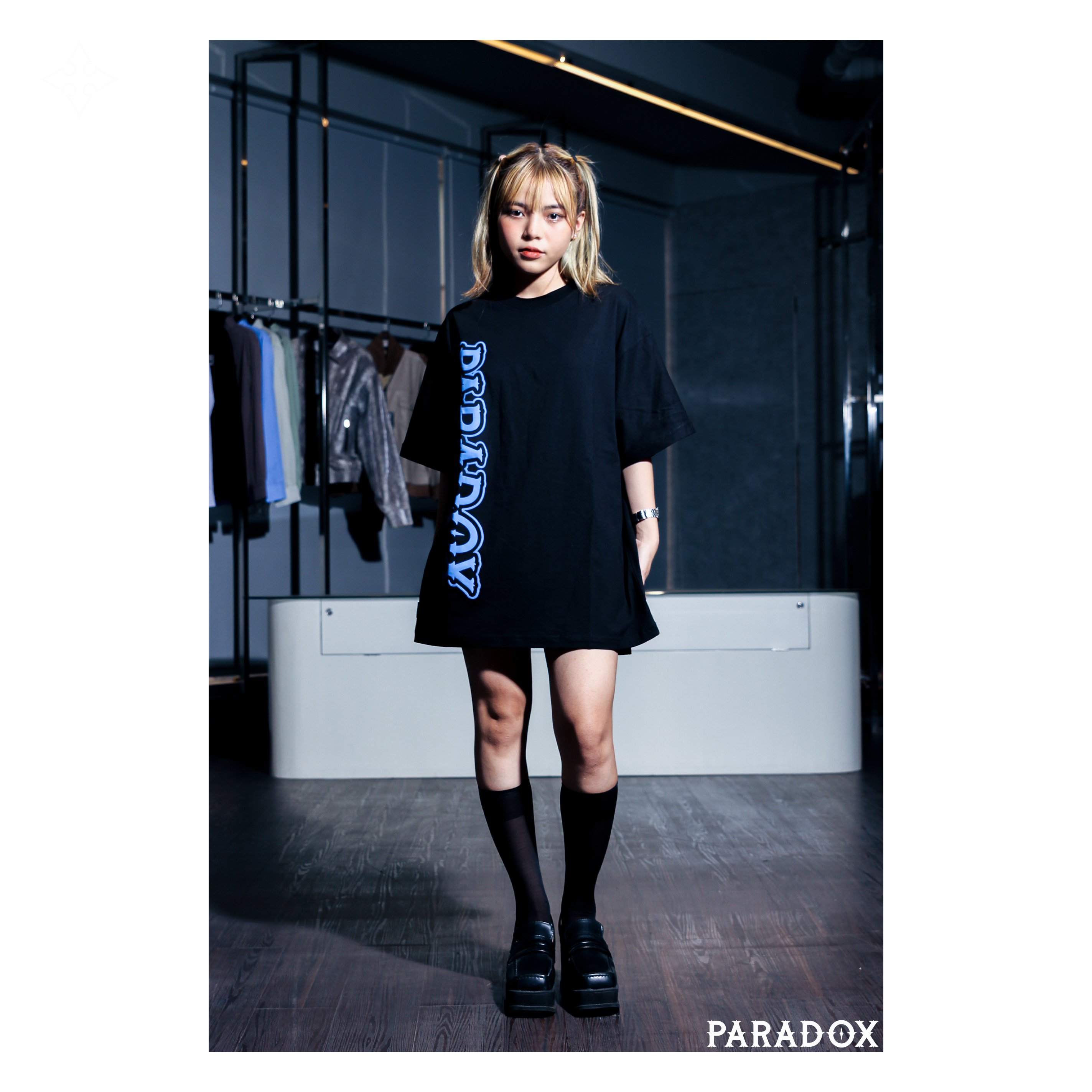 PARADOX Áo thun VERTICAL EMBOSSING TEE