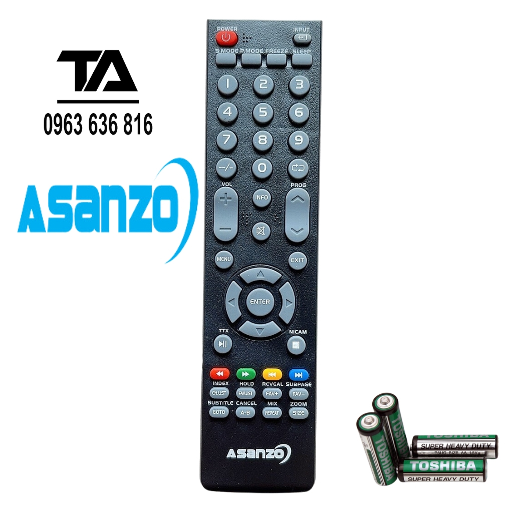 Remote Tivi Asanzo - Điều Khiển Tivi Asanzo
