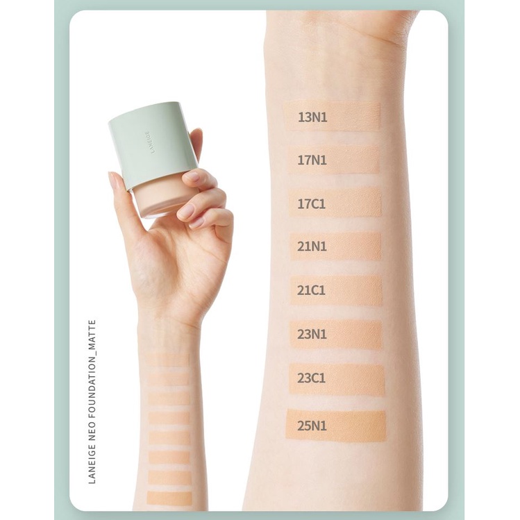 LANEIGE NEO FOUNDATION MATTE & GLOW 30ml SPF16 PA++ (All Shades are available)