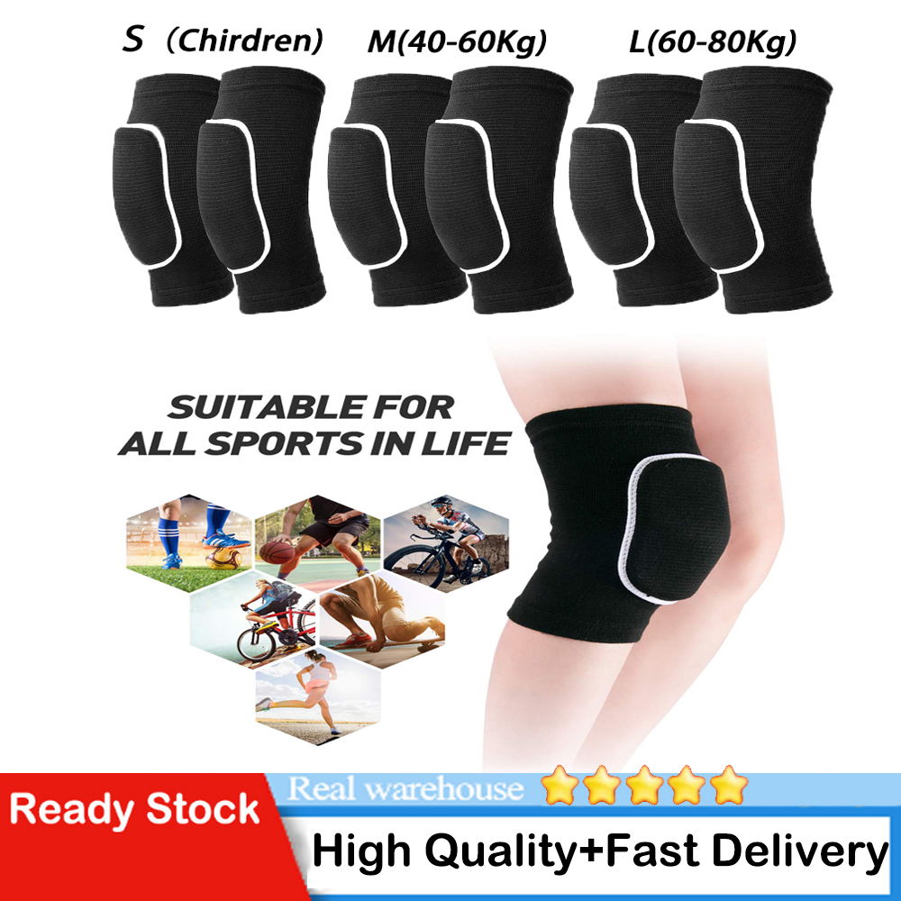 【Original Product】Thickened Sponge Knee Pads Dancing And Running Children Kneeling Knees Anti-Fall Yoga Leg Protectors