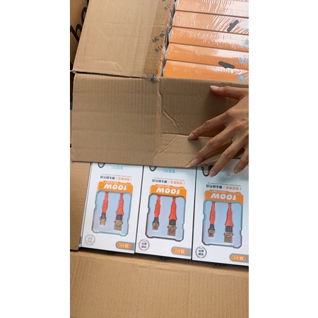 cáp sạc nhanh 100w dây chống rối. siêu bền