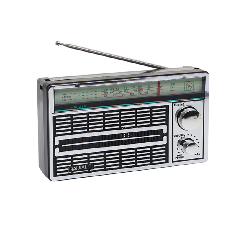Sir AM FM SW Radio Portable Radio With Knob Adjustment Telescopic Antenna Radio Battery Operated Speaker Radios Player For Senior Outdoor Home Hiking Walking Emergency Use