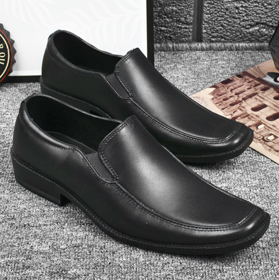 LSRUBBER TYPE NEW HIGH QUALITY FORMAL ATTIRE BLACK SHOES FOR MEN