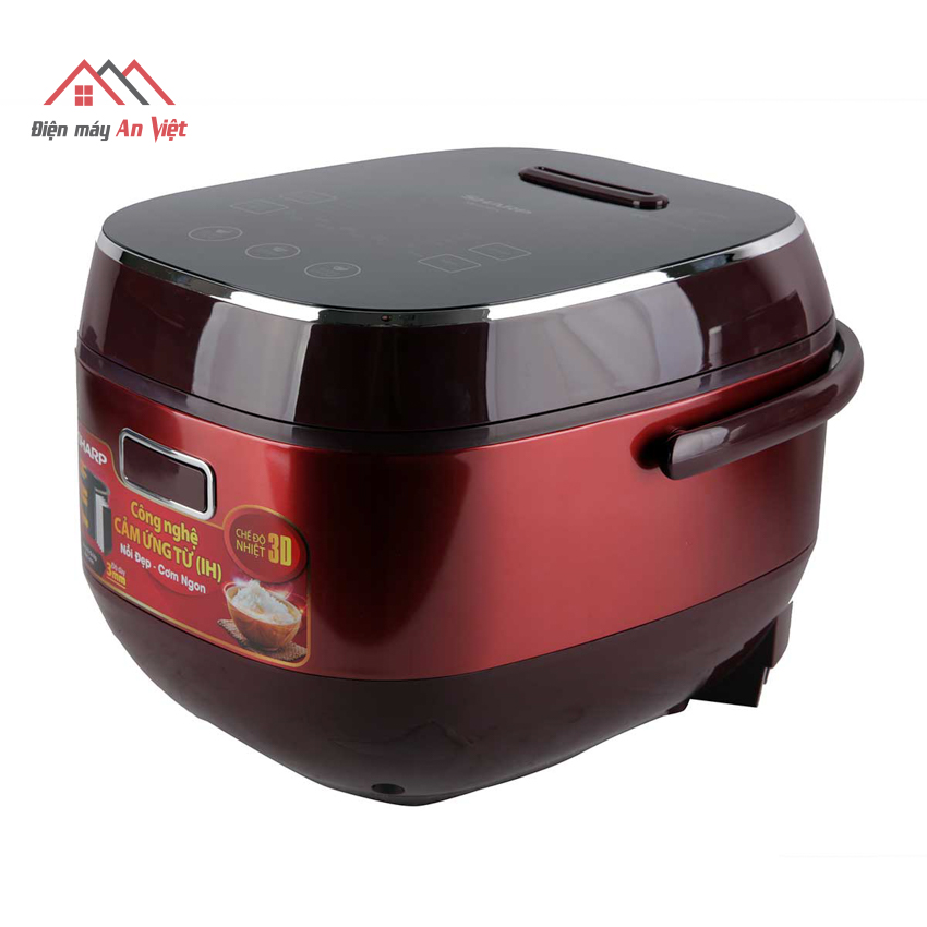 Nồi cơm cao tần 1.8 lít Sharp KS-IH191V-RD - Hàng Chính Hãng
