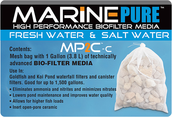 marinepure high performance biofilter media