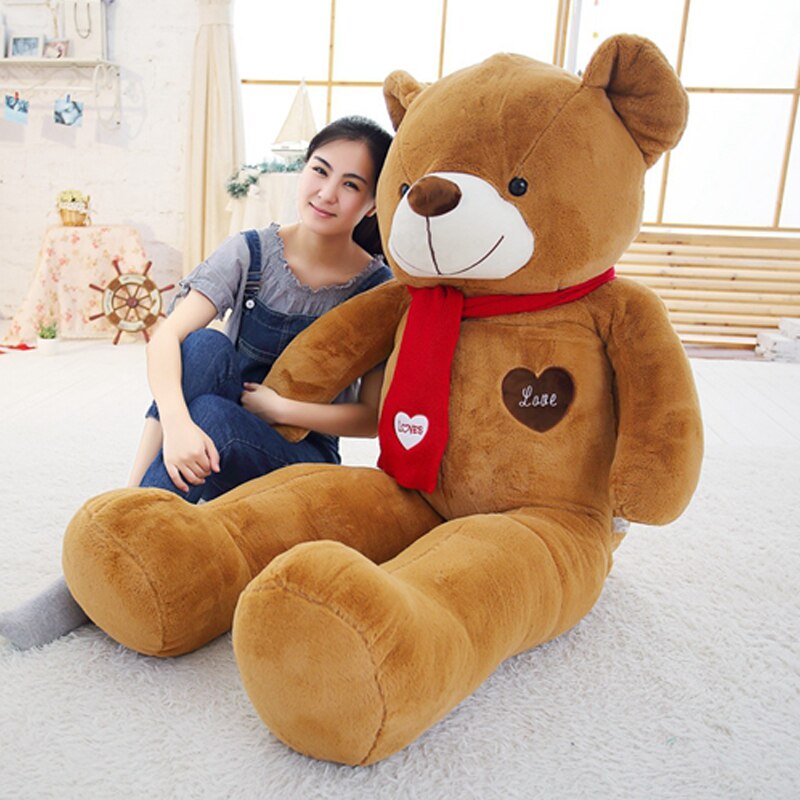 giant fluffy teddy bear