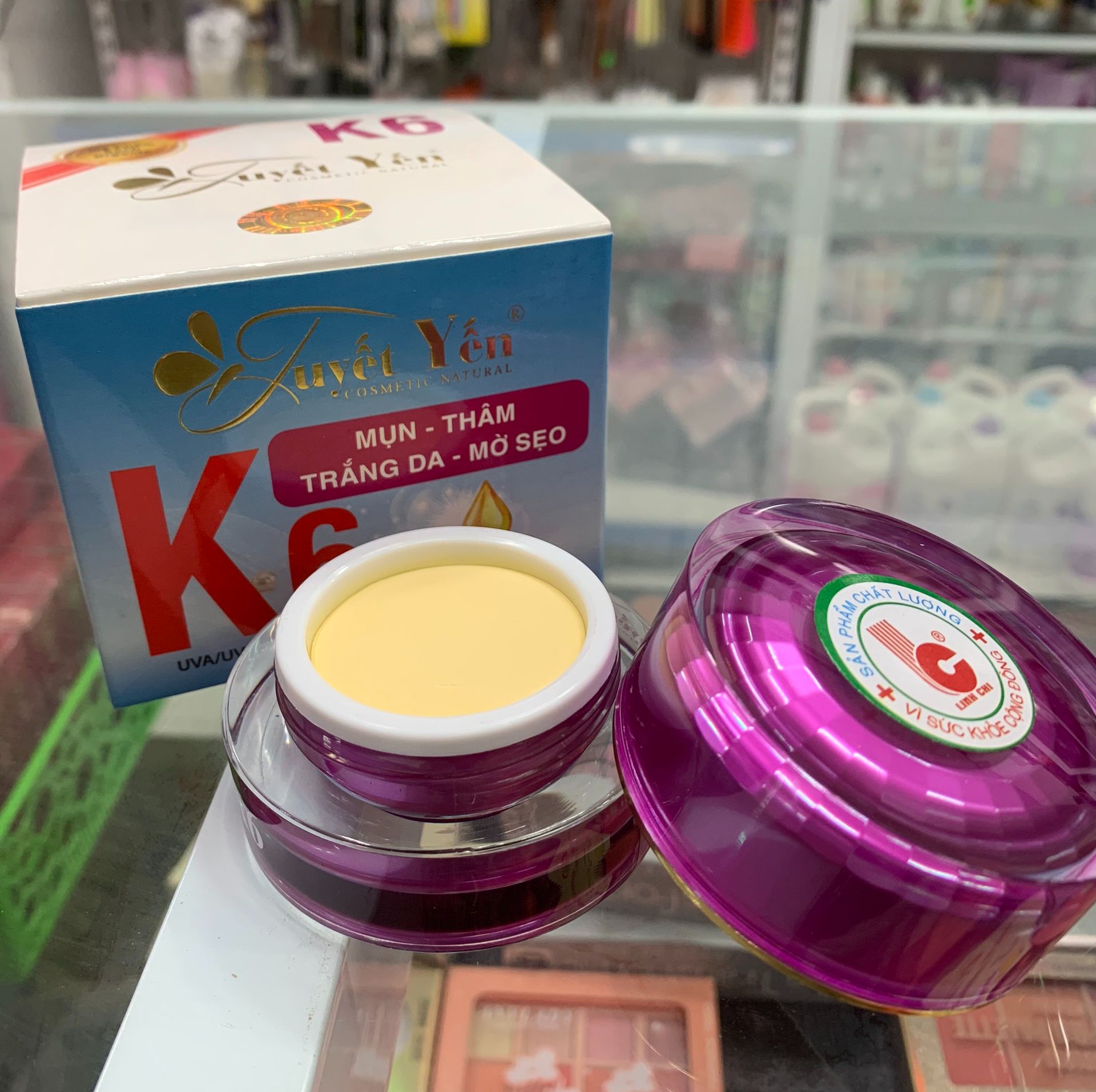 [HCM]Kem Tuyết Yến mụn - thâm - trắng da mờ sẹo 25GR