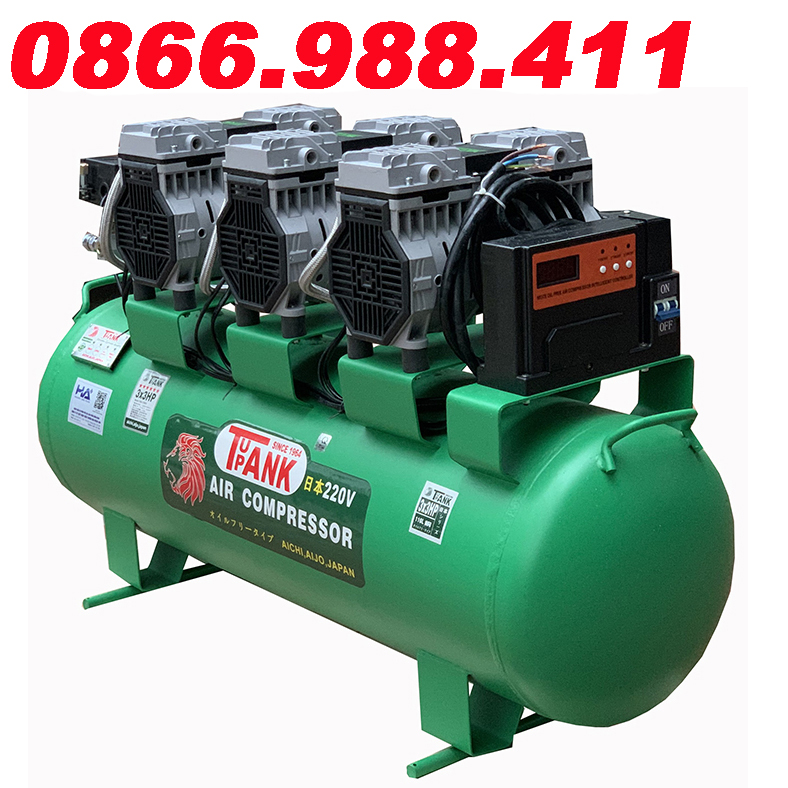 Máy Nén Khí Không Dầu Giảm Âm Tupank TAK-110KD Siêu Nhanh
