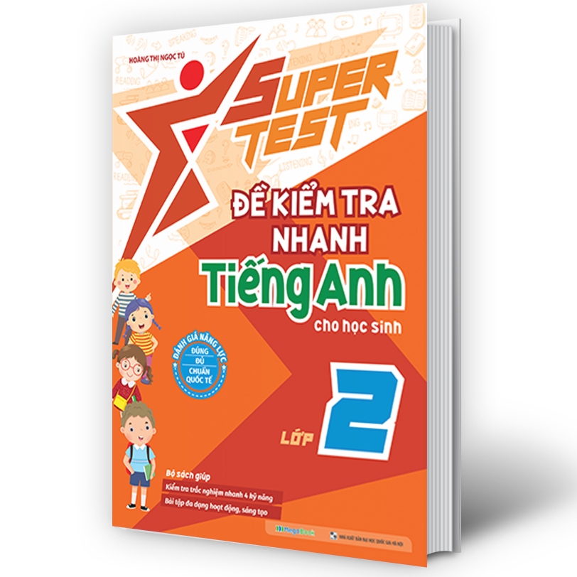 Sách Super Test - Đề kiểm tra nhanh Tiếng Anh Lớp 2