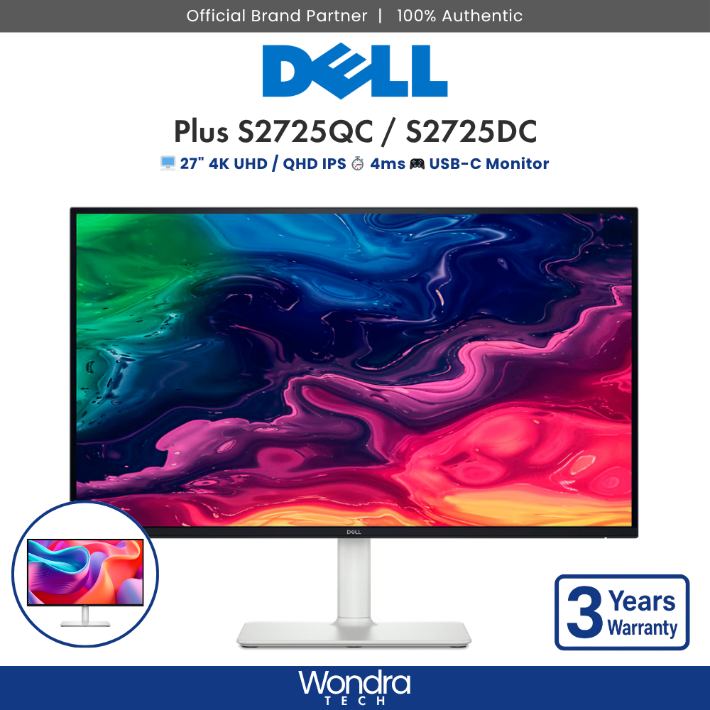 FAST SHIP] DELL S2725QC / S2725DC | 27
