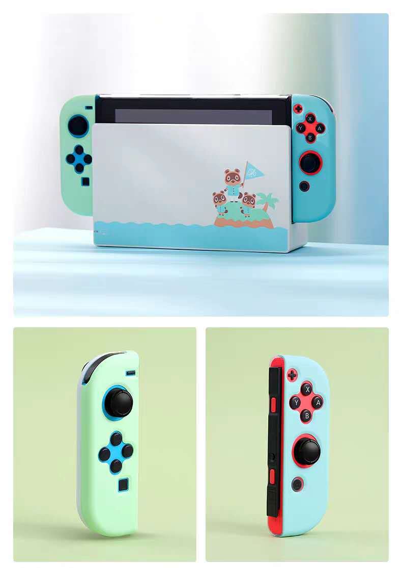 DISOUR Ốp Bảo Vệ TPU Mềm Cho Nintendo Switch Vỏ JoyCons OLED Ốp Máy Chơi Game Tách Vỏ Toàn Bộ Phụ Kiện Switch Oled