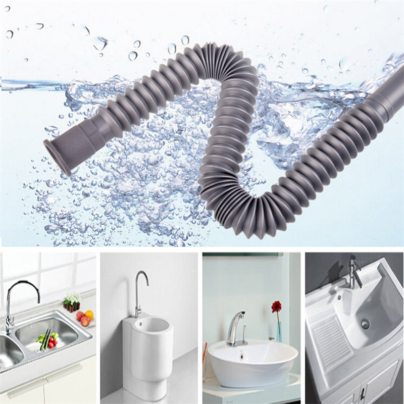 YINGRAN Ống nước linh hoạt rửa lưu vực thoát nước Ống kéo dài khử mùi kéo dài ống nước ống nước ống nước