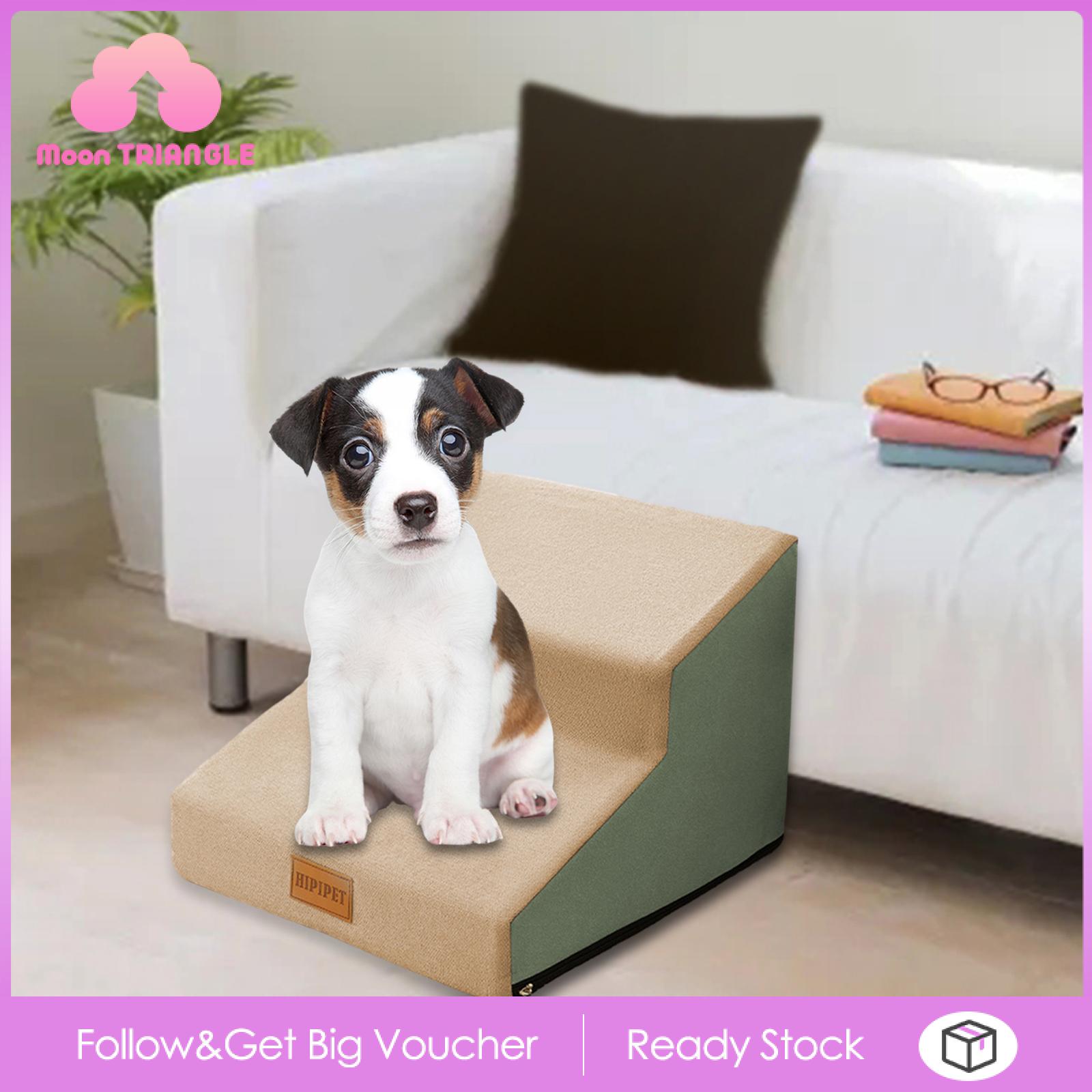 Ladder for dog to get sales on bed