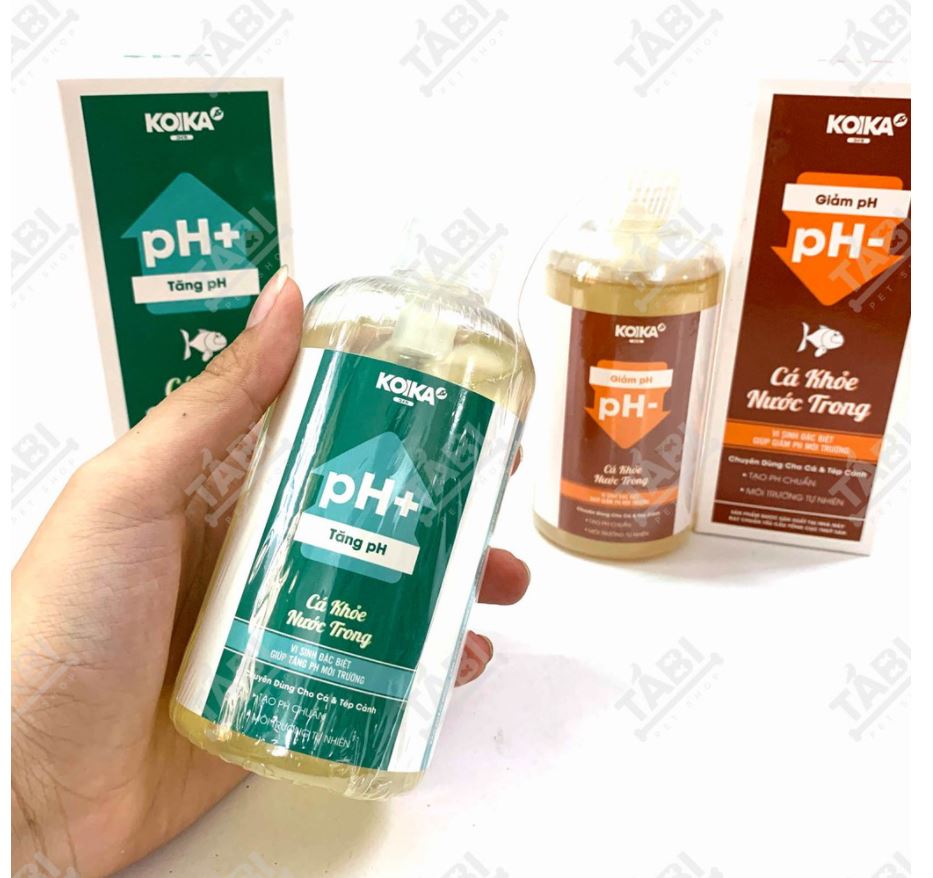 Dung Dịch Tăng Giảm pH Cho Hồ Cá Tép Cảnh Koika