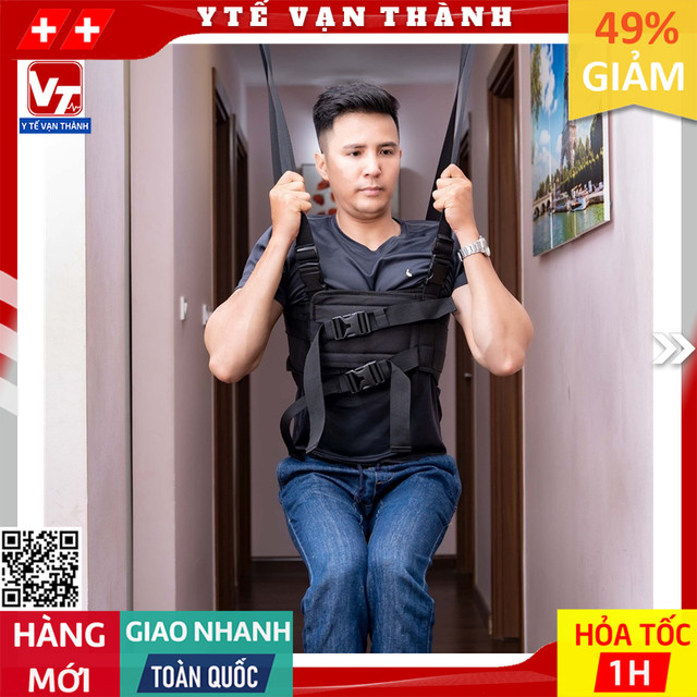 ✅ Đai Treo Xà Kéo Giãn Cột Sống Lưng Việt Nam -VT0490 - Y Tế Vạn Thành