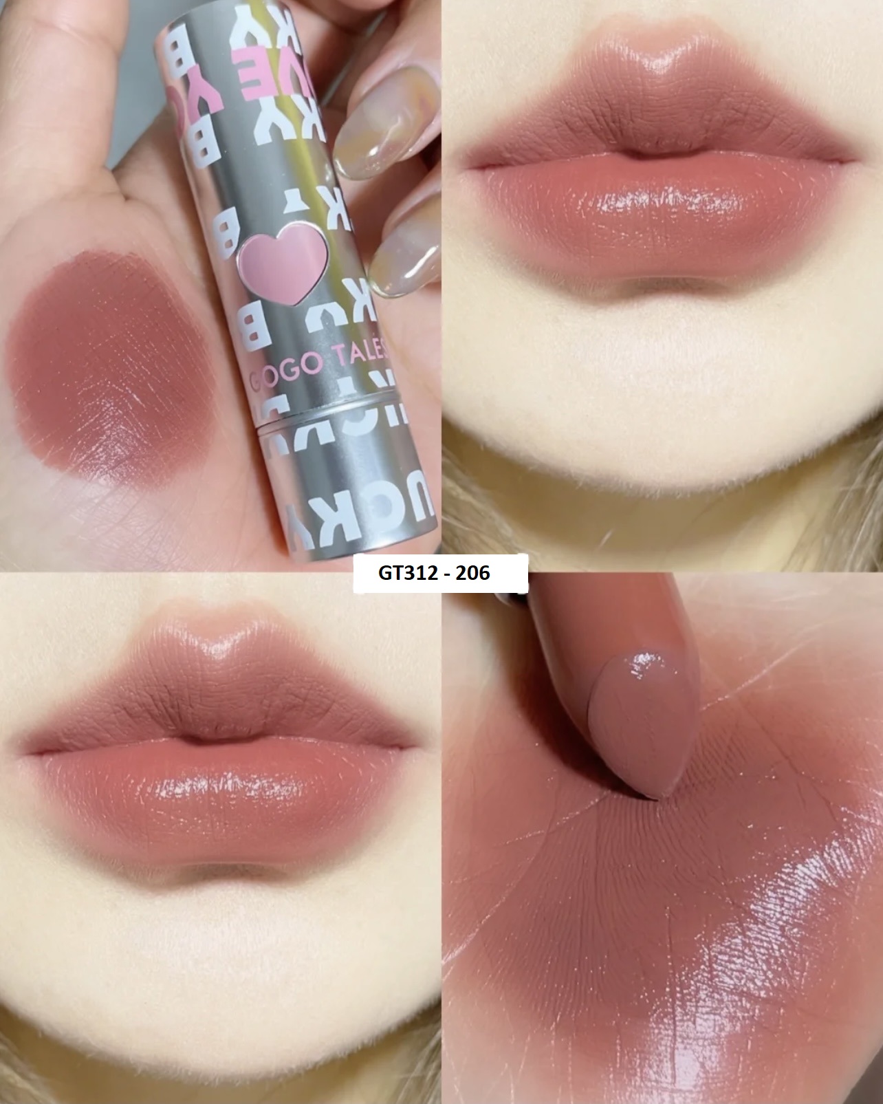 [GOGOTALES] Son thỏi Gogotales Floral Sweetheart (GT312)
