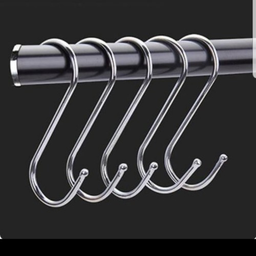 Gantungan Huruf S Besi Pengait Baju Sling Hook Chrome Stainless Besar Lazada Indonesia