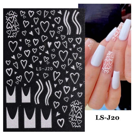 Sticker Trang Trí Móng Tay - Miếng Dán Trang Trí Móng Tay 3D Cực Đẹp
