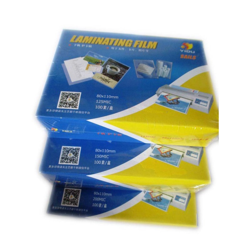 Nhựa ép bằng lái 100 tờ - 80 x 110mm - 125mic, 150mic, 200mic