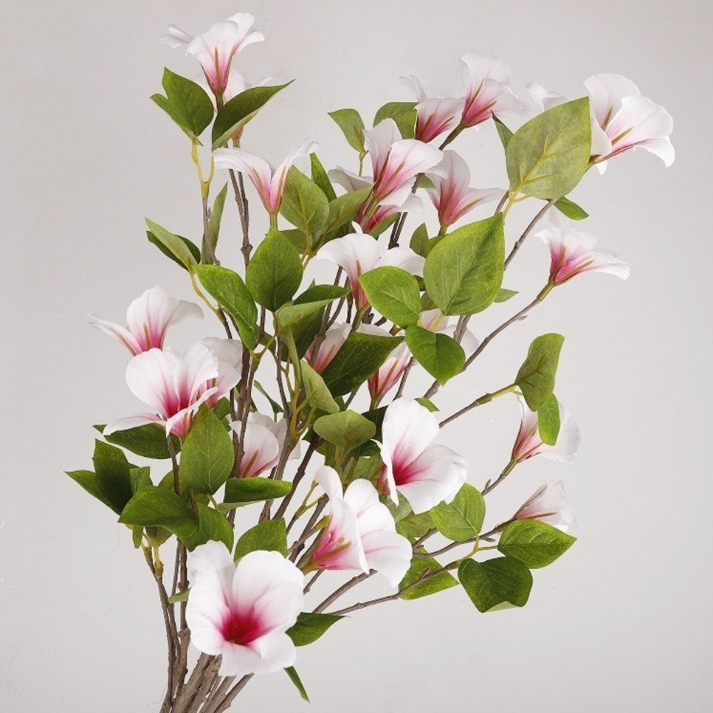 Flower Arrangement Long Branch Artificial Viola Tricolor Flower Plastic ...