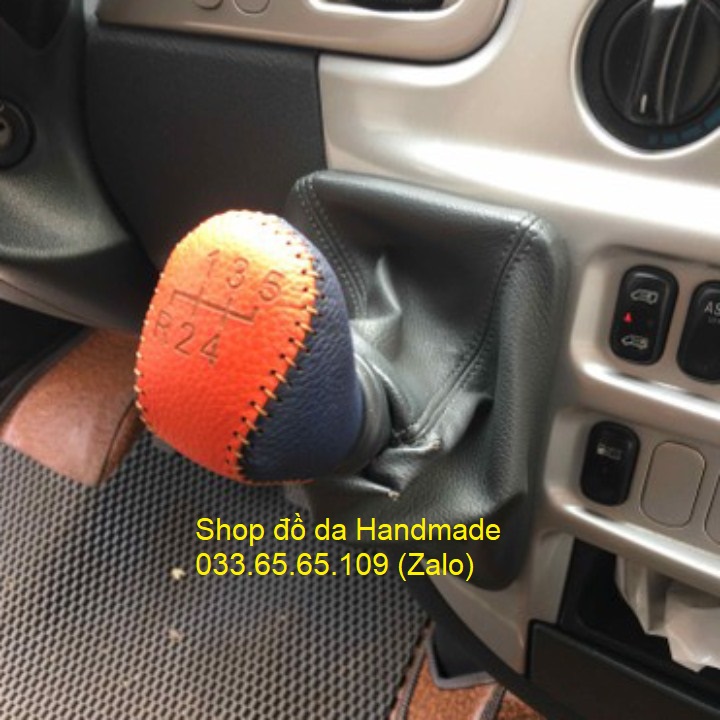 Bọc da cần số xe Mercedes Sprinter, mec 16 chỗ