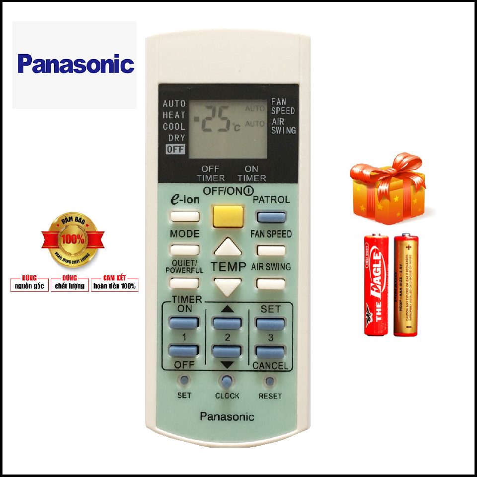 [HCM]ĐIỀU KHIỂN MÁY LẠNH PANASONIC ( Eion )