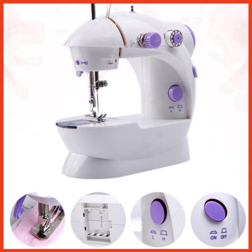 Máy khâu mini gia đình cầm tay tiện dụng - Máy may CMD hỗ trợ may vá tiện lợi