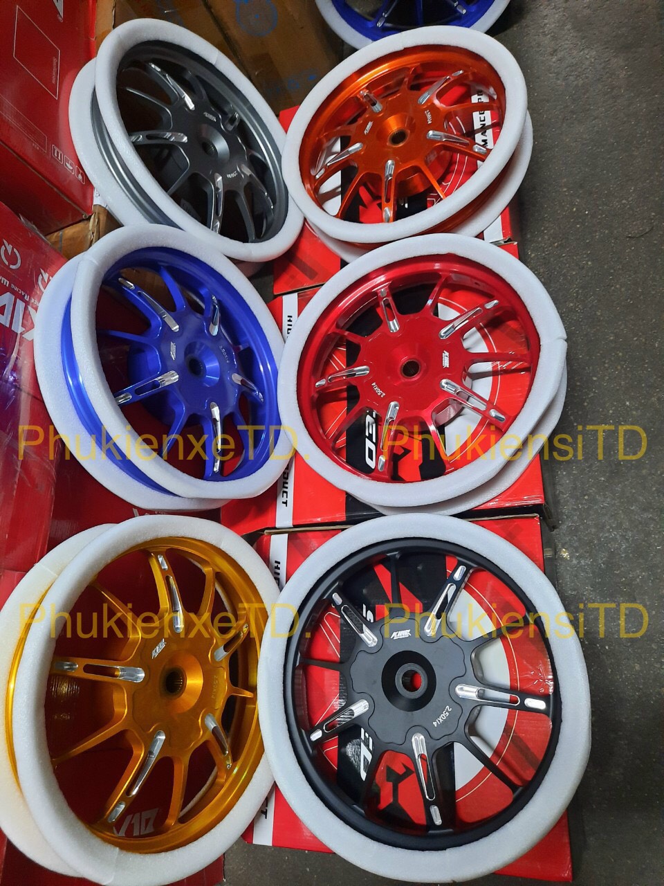 Mâm KINGSPEED CNC cho Vario 10 cây
