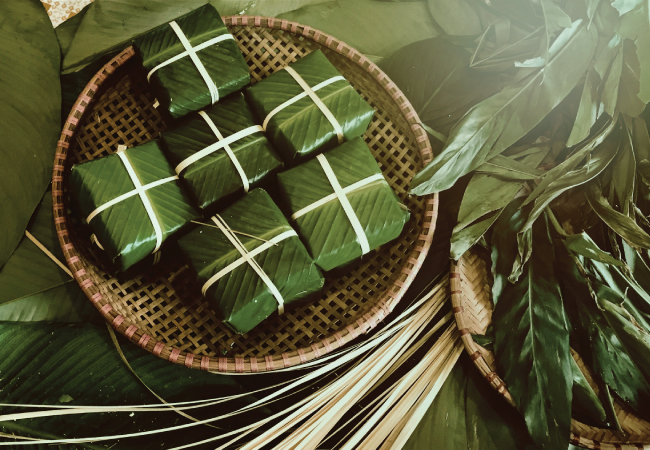 BÁNH CHƯNG CHAY NHỎ THƠM NGON