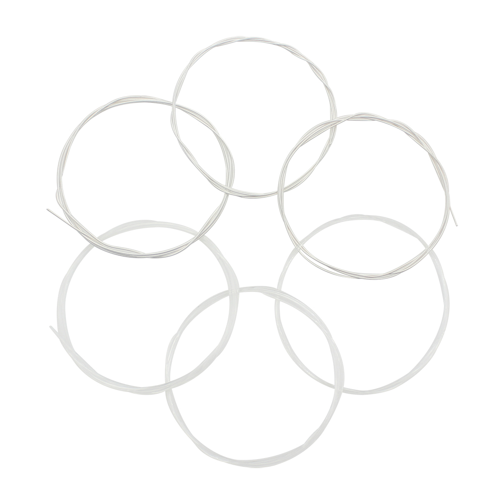 Acoustic Classical Guitar Strings Nylon Plated Copper Alloy Wound, 6pcs/set (.028-.043)