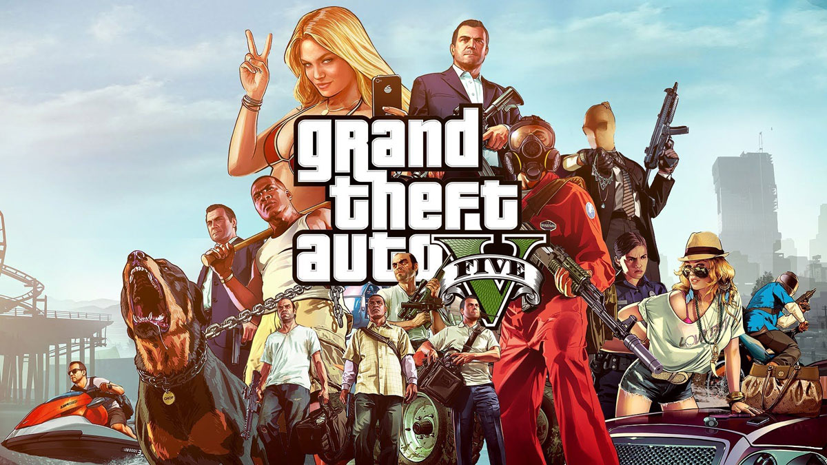 Đĩa Game GTA V Ps5