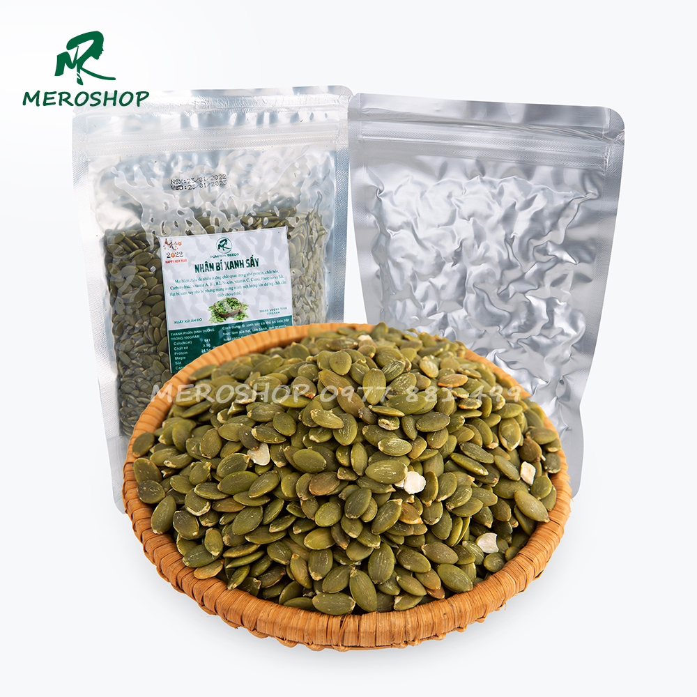 500GRAM NHÂN HẠT BÍ XANH ẤN ĐỘ