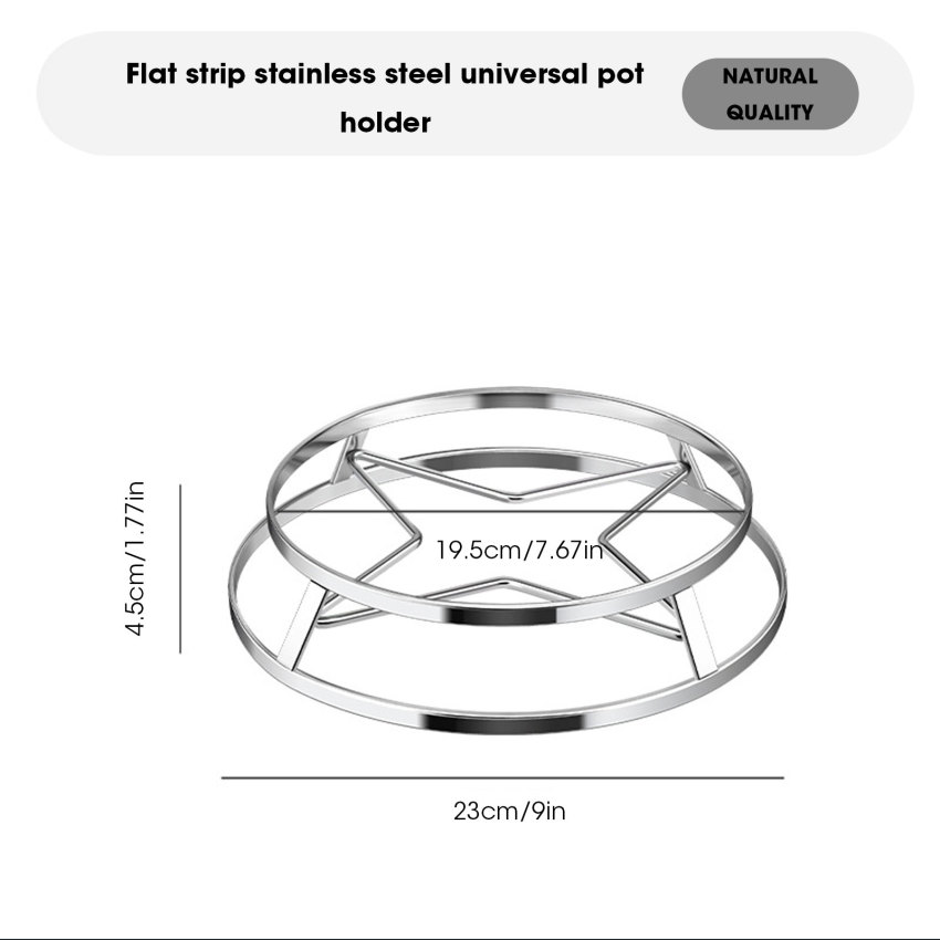 Stainless Steel Pot Rack Double Layer Frying Pot Rack Heat Insulation And Anti Scalding Pot Rack Steam Rack Kitchen Pot Rack