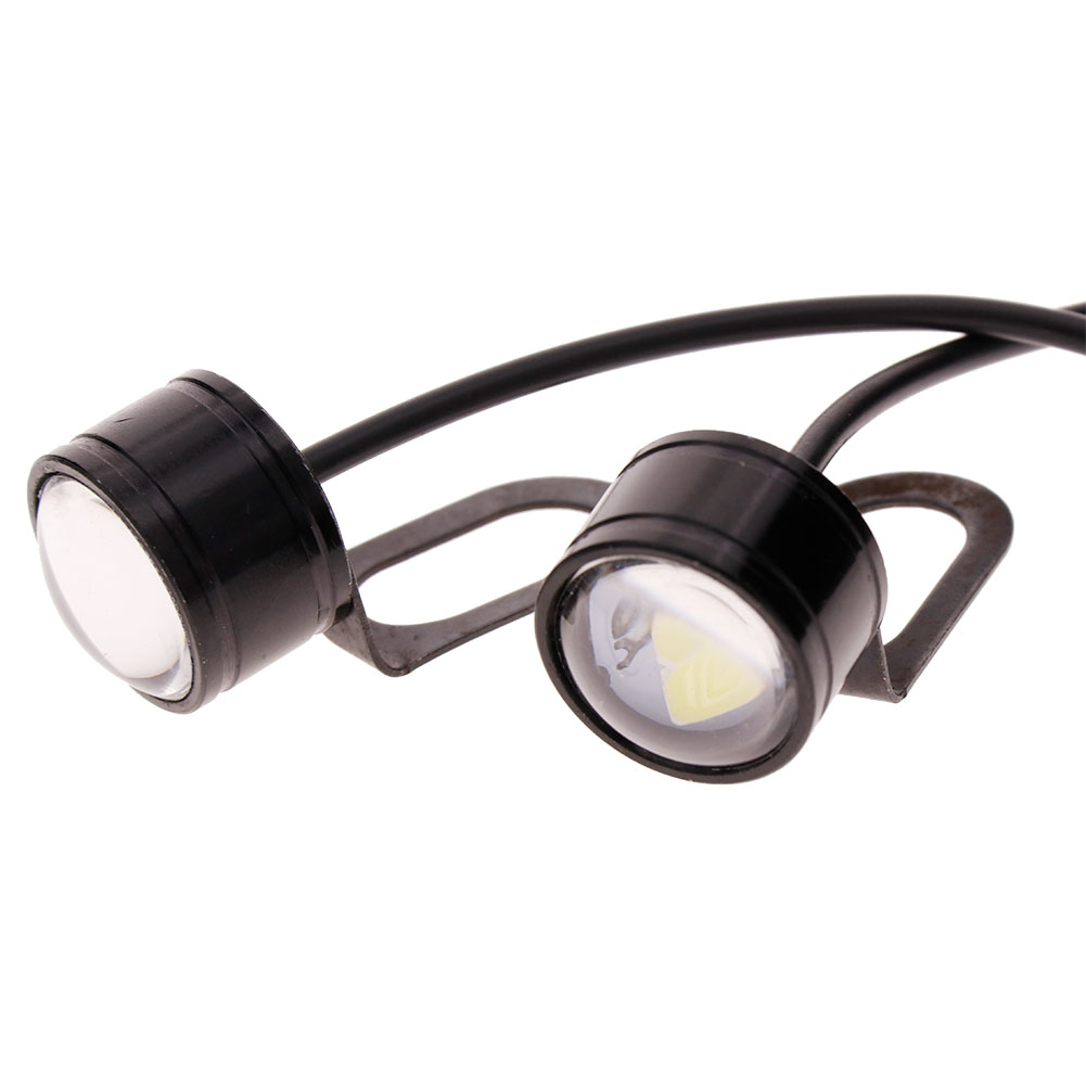 JaneDream 2Pcs LED Motorcycle Handlebar Spotlight Headlight Driving Light Fog Lamp White
